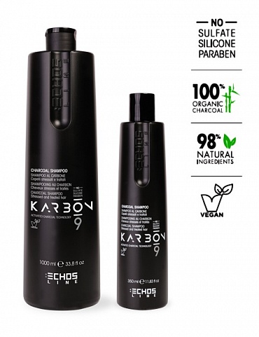 Şampon carbon pentru par stresat si deteriorat 1000 ml