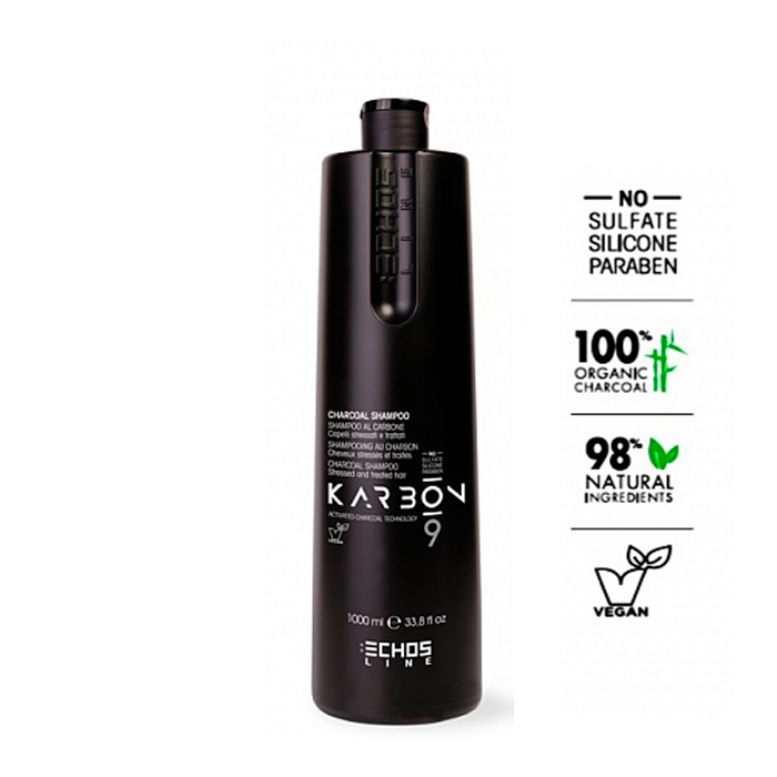 Şampon karbon9 pentru păr stresat şi deteriorat 1000 ml
