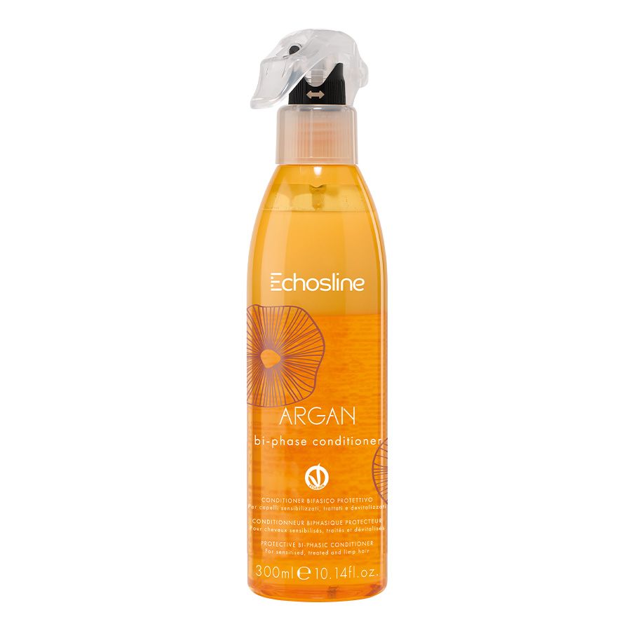 Conditioner bifazic cu argan si ulei de ricin 300ml 1 echosline bi phacic cu argan si ulei de ricin