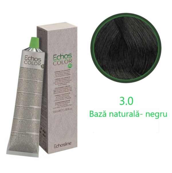 Colorează-ți viața cu Echosline, vopsea de păr profesionala Vegană. Alege dintre cele 98 de Nuanțe de vopsea care ți se potrivește cel mai bine și oferă părului tău un nou aspect natural. Formula Vopselei Profesionale Echosline este 100% verde și vegană.