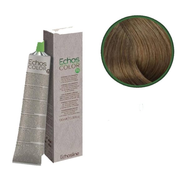 Vopsea vegană blond castaniu -7.0 echosline Vopsea păr vegană blond mediu 7.0 -100 ml