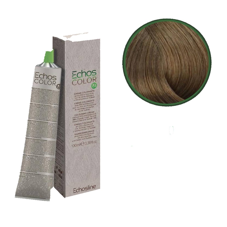 Vopsea păr vegană blond mediu 7.0 -100 ml 1 Vopsea vegană blond castaniu -7.0 echosline