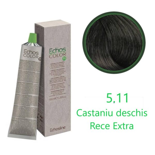 Vopsea păr- castaniu deschis extra rece 5.11- 100 ml