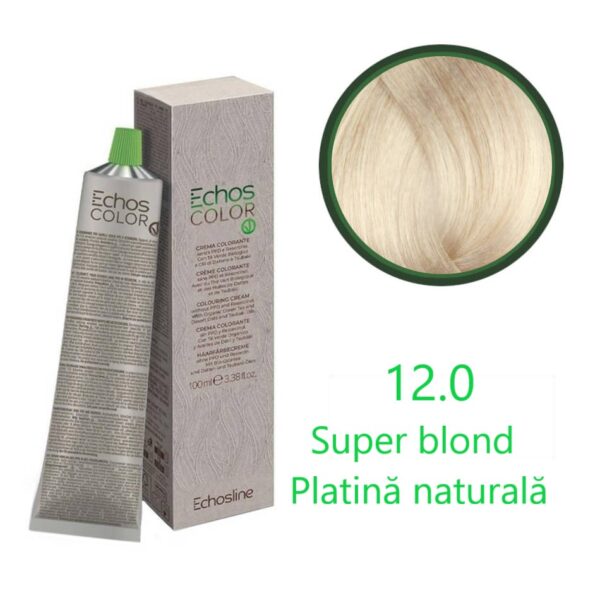 Vopsea pentru păr-superblond platină naturală 12.0