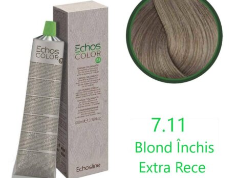 Vopsea vegană pentru păr-blond extra rece 7.11