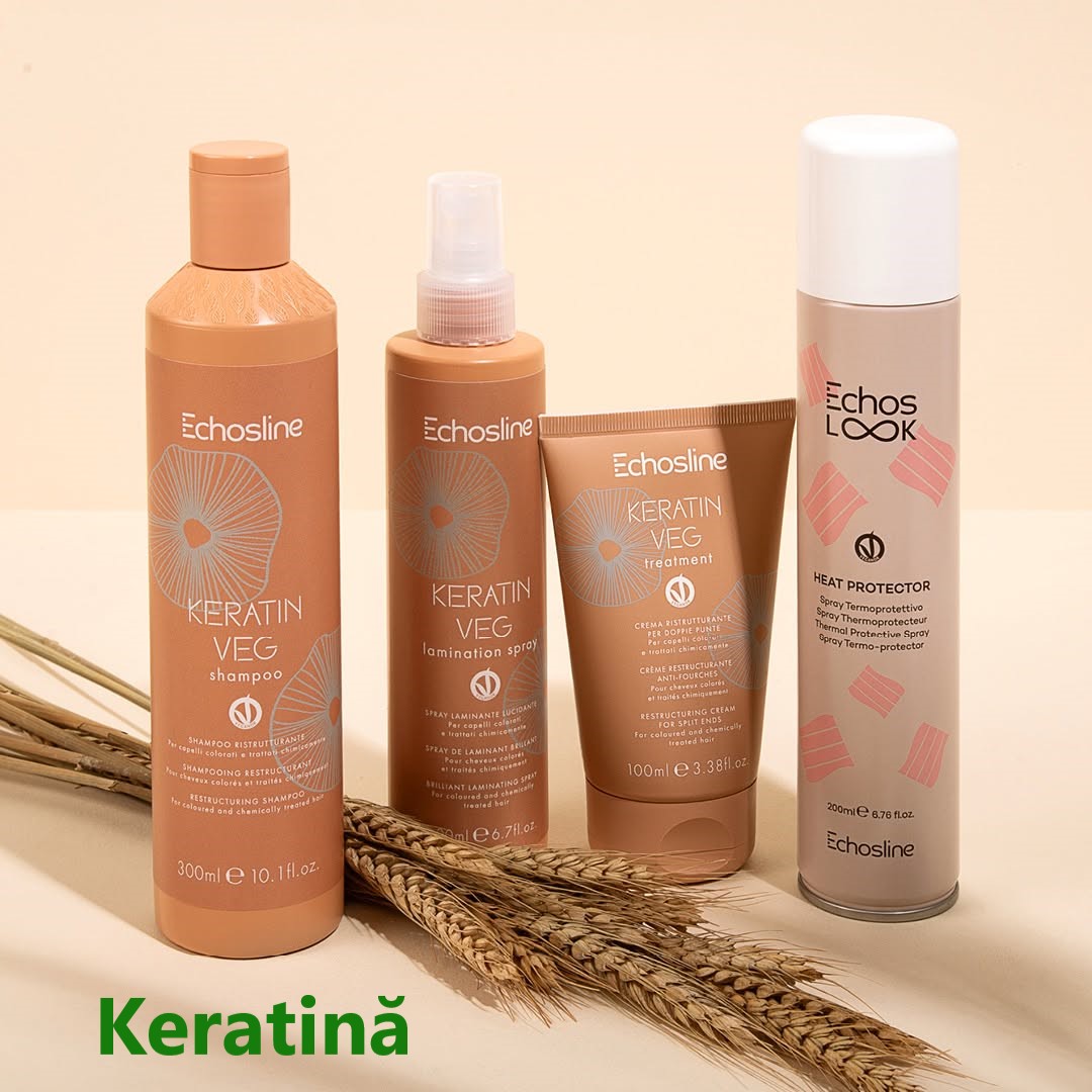 Șampon restructurant cu keratină-păr degradat 1000ml 3 foto 2 tratament keratina