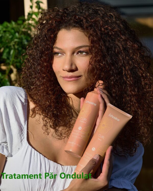 Tratment par ondulat Șampon și mască pentru păr creț-ondulat 600ml
